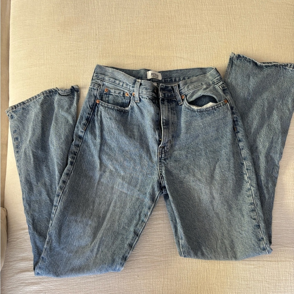 Pistola Alexa High Rise Slim Flare in the wash Constance size 28 - Picture 3 of 5